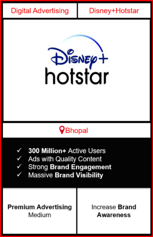 App Install Advertising Campaign on Disney Hotstar App