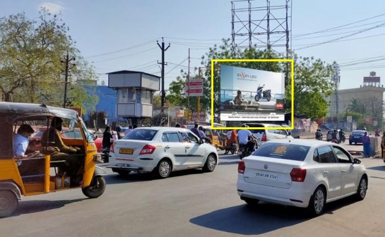 Option No.1 Outdoor Hoarding Advertising At Goripalayam AV Bridge, Madurai